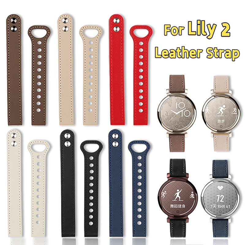 Smartwatch Instagram - Tali Kulit Asli 14Mm untuk Jam