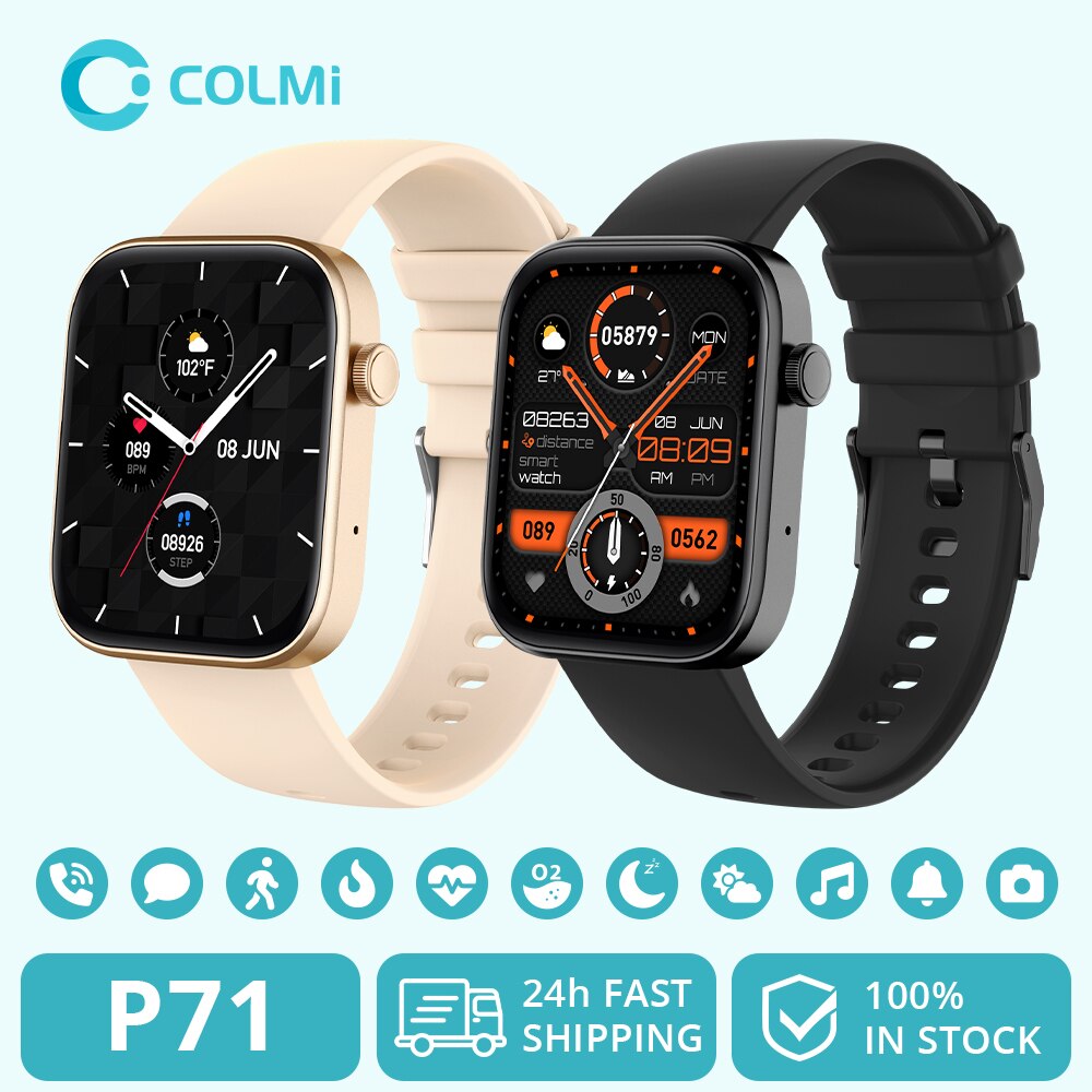 Smartwatch Instagram - COLMI P71 jam tangan pintar panggilan
