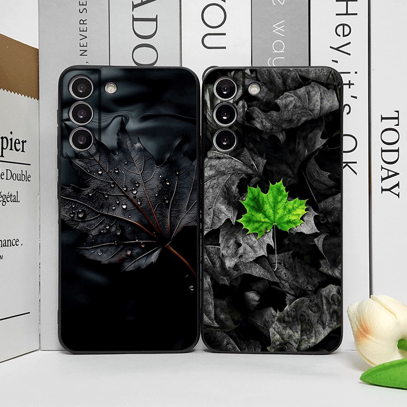 Huawei Mate 60 - Casing Ponsel Bergaya Keren Motif Daun
