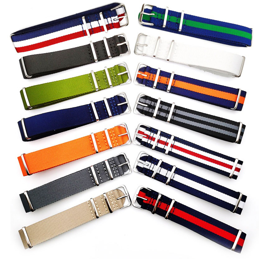 Nylon Nato Strap - Sabuk kanvas untuk jam tangan nilon