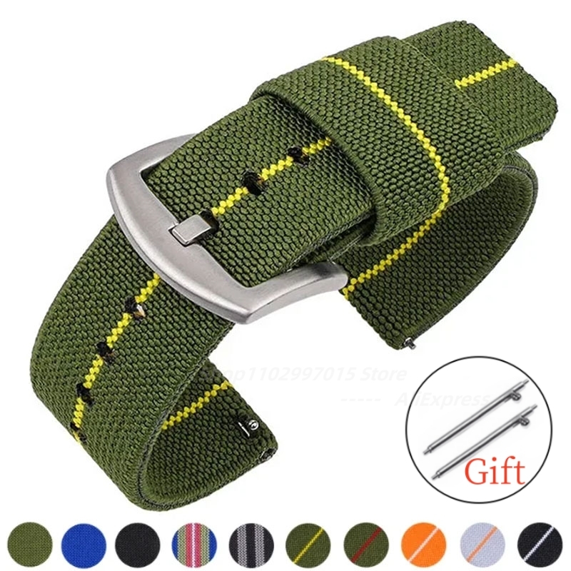 Nylon Nato Strap - Tali jam tangan nilon 18mm 20mm