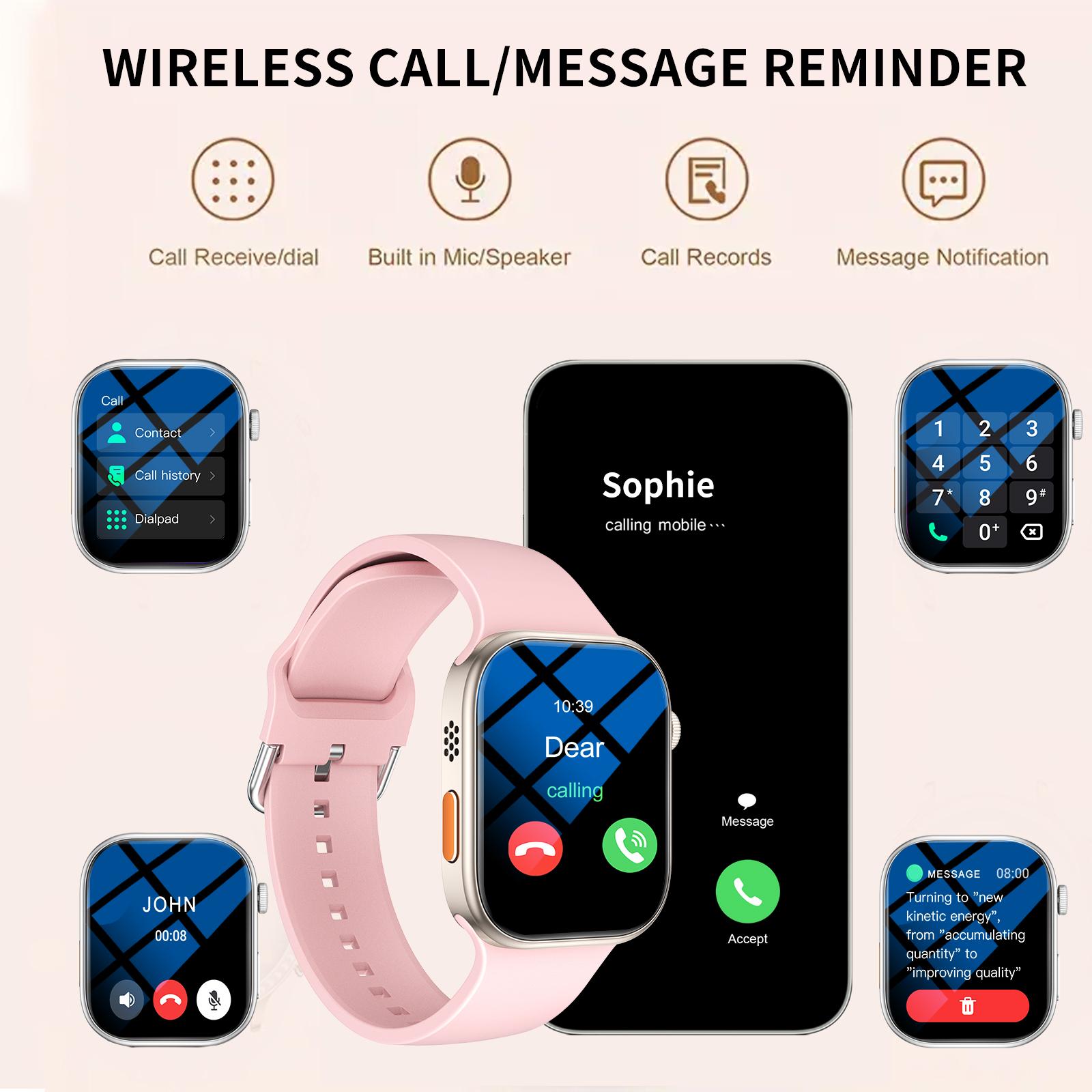 Jam Tangan Pintar, Panggilan/D - Smartwatch Instagram ulasan dan harga