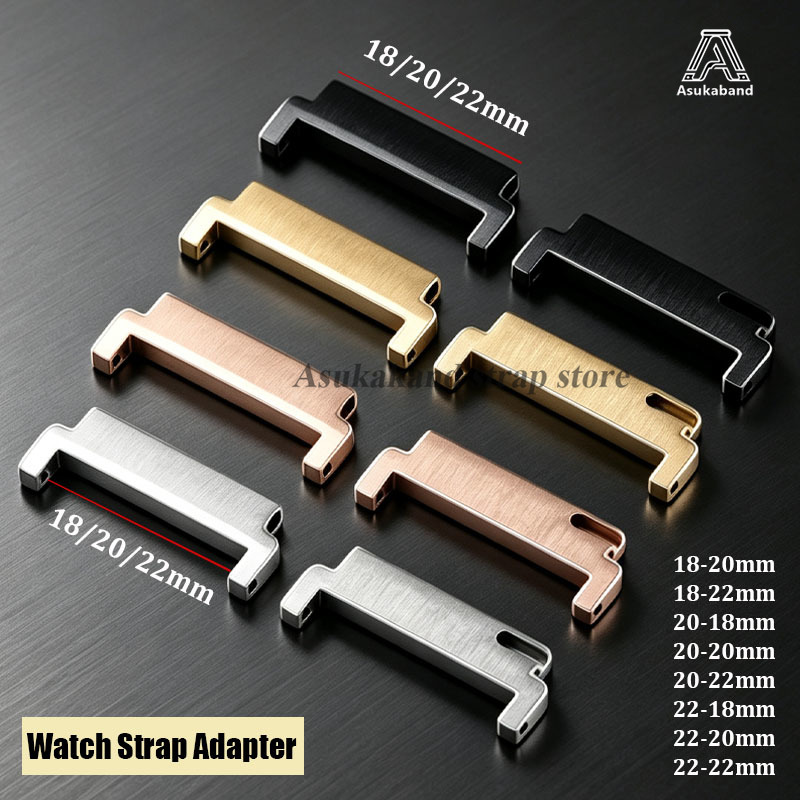 2 Buah Adaptor Tali Jam Tangan - Watch Band Connector ulasan dan harga