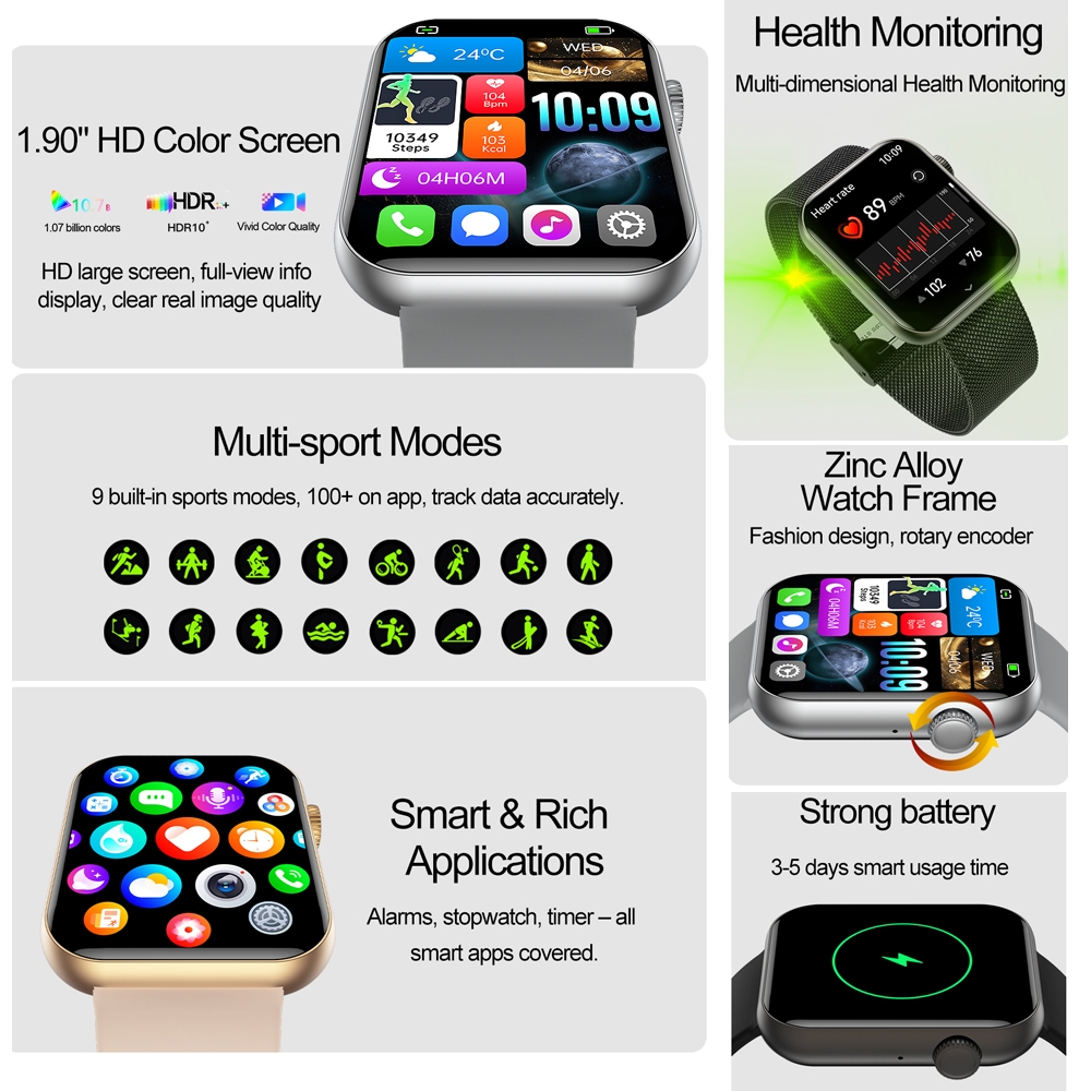 Jam Tangan Pintar Baru untuk W - Smartwatch Instagram ulasan dan harga