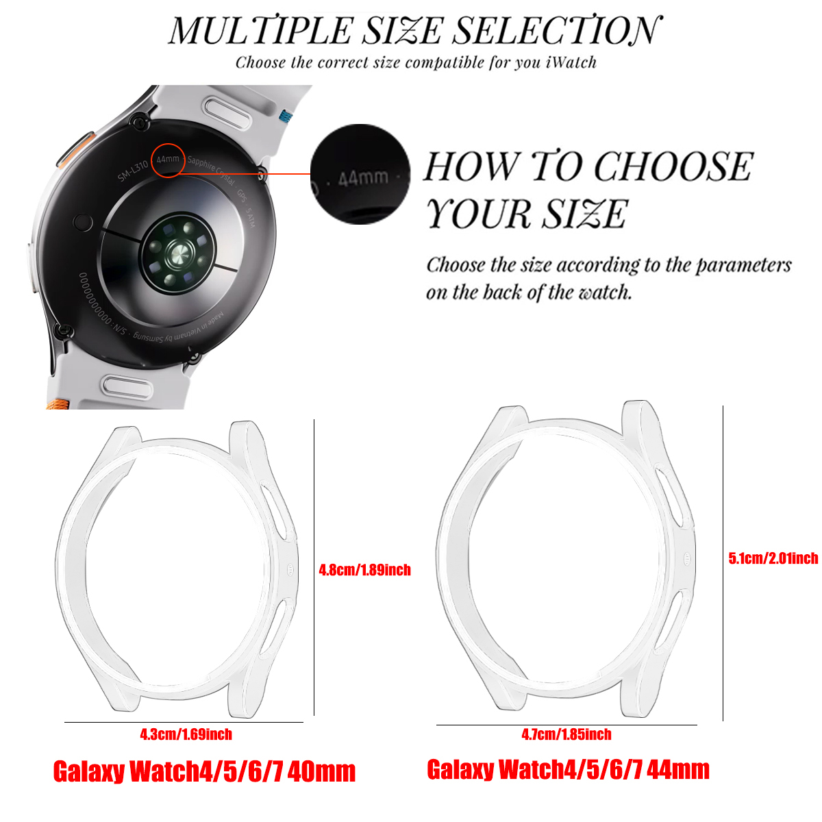 Casing Jam Tangan PC Skeleton  - Huawei Smartwatch Accessories ulasan dan harga