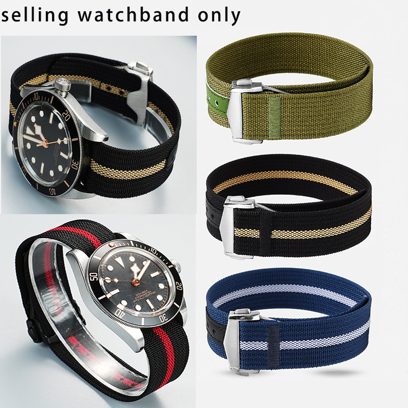 Tali Jam Tangan Kanvas Terinte - Nylon Nato Strap ulasan dan harga