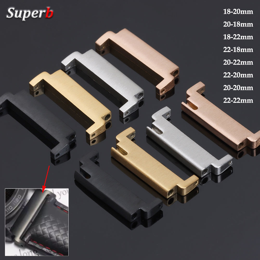 1 Pasang Adaptor Tali Jam Tang - Watch Band Connector ulasan dan harga