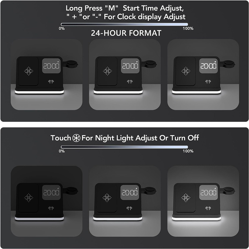Dudukan pengisi daya nirkabel  - Smartwatch Ac ulasan dan harga