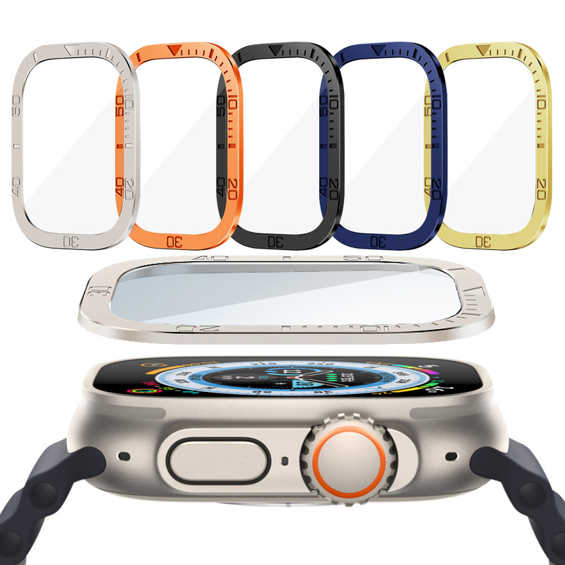 Kaca Tempered untuk Apple Watc - Watch Case Bumper ulasan dan harga