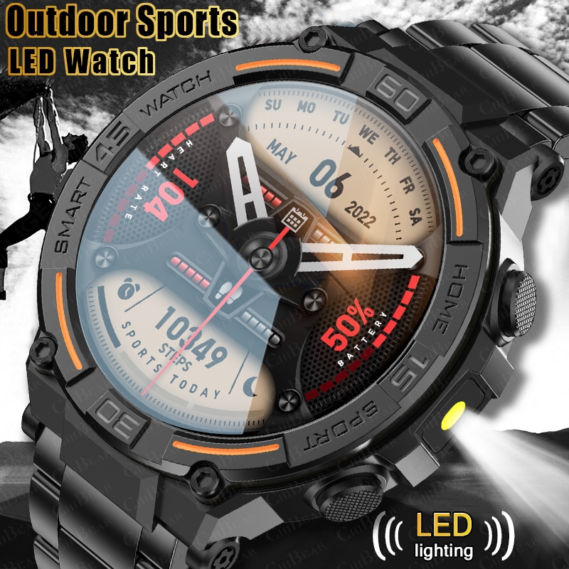 Jam Tangan Pintar Militer Luar - Smartwatch Faces ulasan dan harga