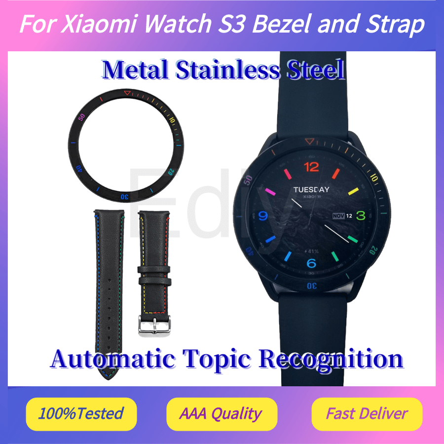 Bezel dan Tali Jam Tangan Xiao - Xiaomi Smartwatch S3 Accessories ulasan dan harga
