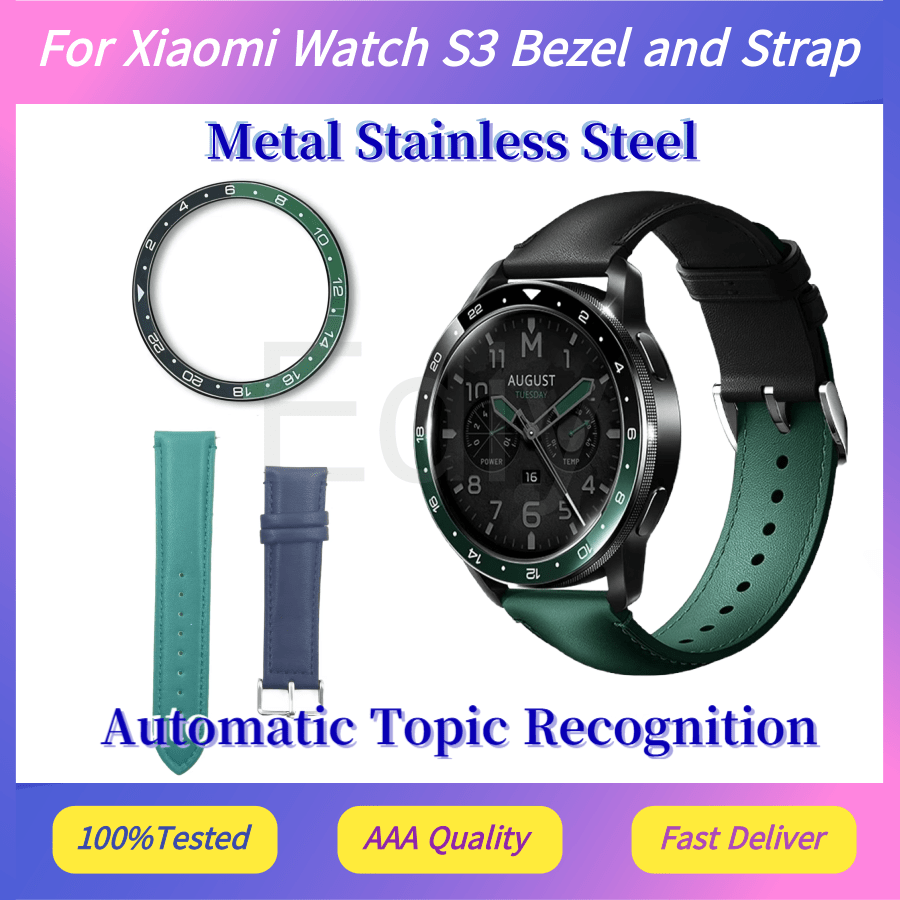 Bezel dan Tali Jam Tangan Xiao - Xiaomi Smartwatch S3 Accessories ulasan dan harga