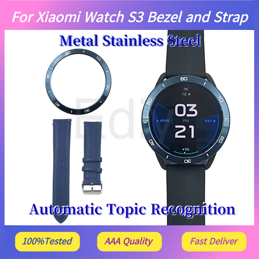 Bezel dan Tali Jam Tangan Xiao - Xiaomi Smartwatch S3 Accessories ulasan dan harga