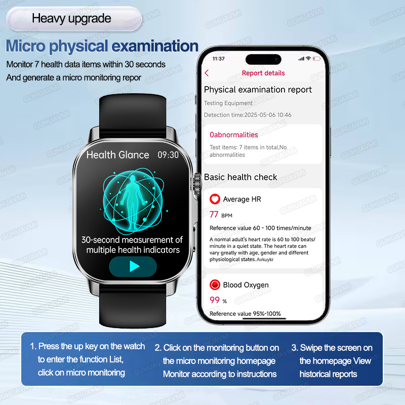 Jam Tangan Pintar EKG Diagnosi - Smartwatch Instagram ulasan dan harga