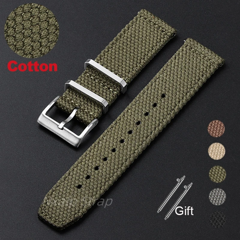 Jam tangan pria katun nilon 20 - Nylon Nato Strap ulasan dan harga