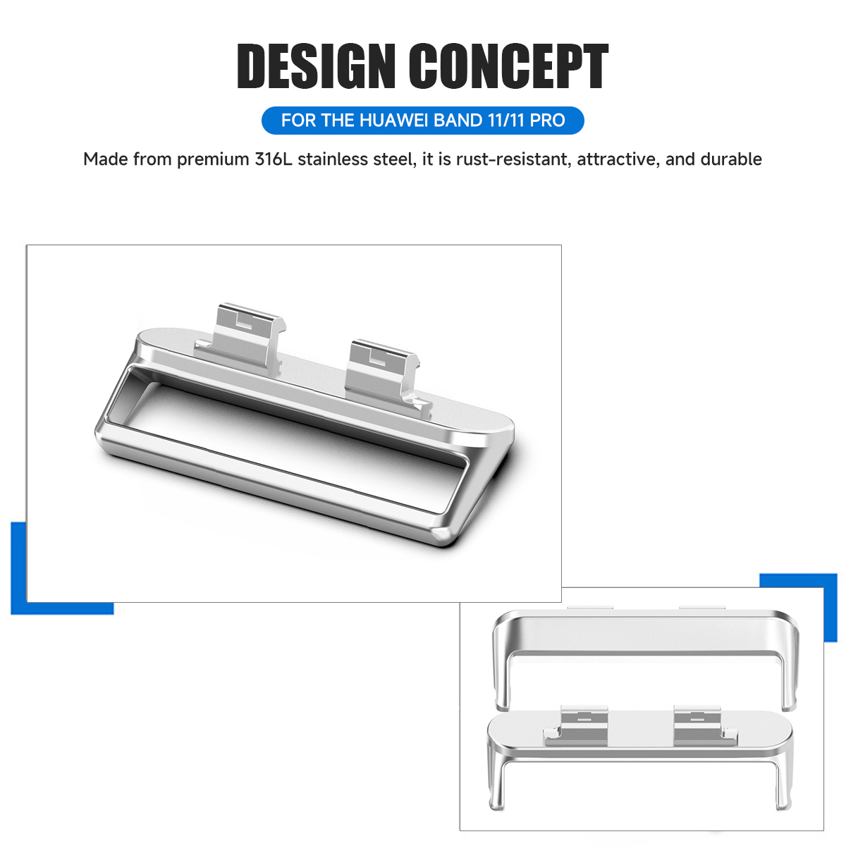 Adaptor 18Mm 1 Buah untuk Tali - Watch Band Connector ulasan dan harga