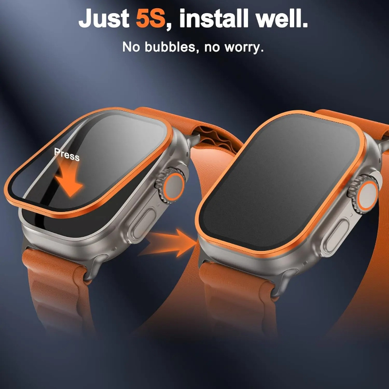 Kaca Tempered untuk Apple Watc - Smartwatch Straps & Accessories ulasan dan harga